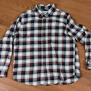 Goodfellow & Co - Mid-Weight Flannel - Blue/White/Burgundy - Men's XL